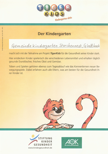 Zertifikat TigerKids